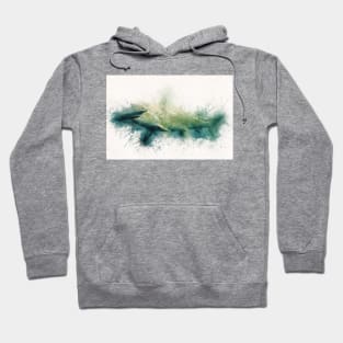 Hammerhead Shark Watercolor Art for the Ocean Lovers and Anglers Hoodie